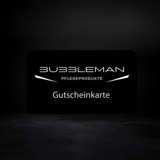 Bubbleman Geschenkkarte